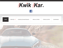 Tablet Screenshot of kwikkaronline.com